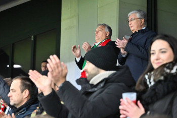 Фотография к новости: Тоқаев пен Виктор Орбан Мажарстан мен Германия арасындағы футболды тамашалады