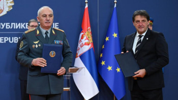 Фотография к новости: Белградта Қазақстан мен Сербия қорғаныс министрлерінің келіссөздері өтті