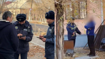 Фотография к новости: Полиция көшеге 2 тонна құрылыс қалдығын тастаған тұрғынды жауапқа тартты