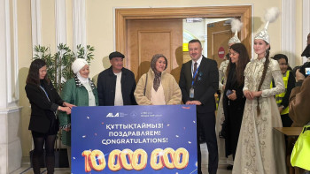 Фотография к новости: Алматы халықаралық әуежайы 10 миллионыншы жолаушыны қарсы алды