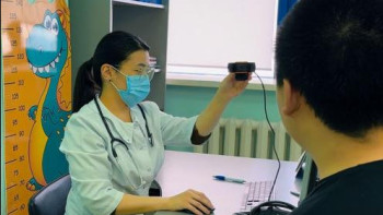 Фотография к новости: Астана емханаларында Face ID көмегімен пациенттерді қабылдау жүргізіліп жатыр