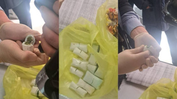 Фотография к новости: «Тәтті кәмпит»: Қызылордада сотталғанға есірткі жеткізбек болған әйел ұсталды