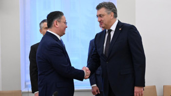 Фотография к новости: Мұрат Нұртілеу Хорватия премьер-министрімен кездесті