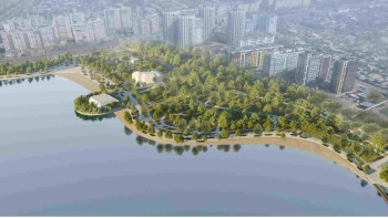 Фотография к новости: Сайран жағалауындағы жаңа қоғамдық кеңістік 2025 жылы ашылады