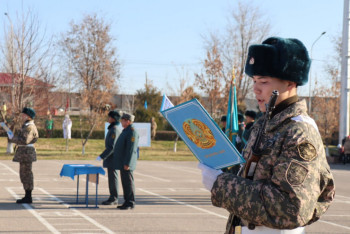 Қарулы күштерде әскери ант қабылдау рәсімдері өтуде