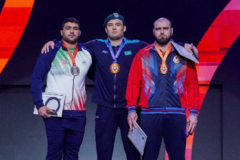 Фотография к новости: Ереванда күрестен өткен CISM әлем чемпионатында әскер спортшылары 3 алтын, 4 қола алды