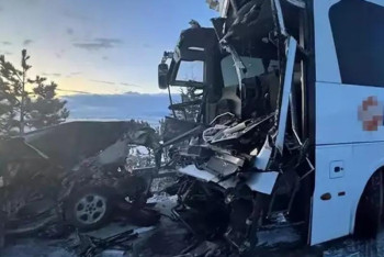 Фотография к новости: Түркияда автобус апатқа ұшырап, 30 адам зардап шекті