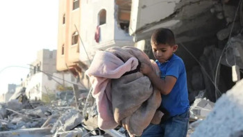 Фотография к новости: Газа секторында гуманитарлық жүк тиелген көліктер тоналды