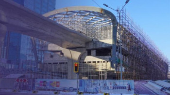 Фотография к новости: Астанадағы LRT станцияларының негізгі құрылысы аяқталды