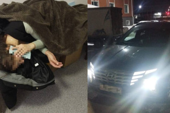 Фотография к новости: Ақмолада полицейлер өзін нашар сезінген жүргізуші әйелді құтқарды