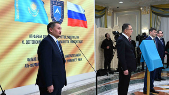 Фотография к новости: ҚазҰУ-дің Омбыдағы филиалы ресми түрде ашылды