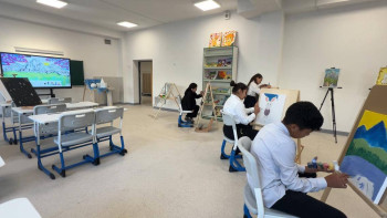 Фотография к новости: "Жайлы мектеп". Салынған мектептердің 40%-дан астамы ауылдық жерде