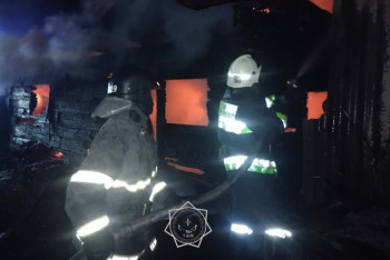 Абай облысында жер үйден өрт шықты