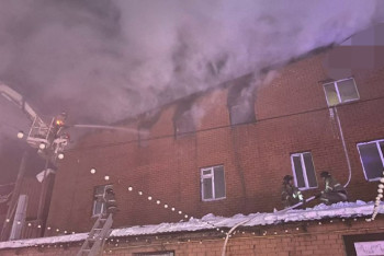 Фотография к новости: Астанада жатақхана өртенді