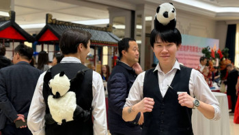 Фотография к новости: Қазақша шапаннан қытай пандасына дейін: Астанада дипломаттар жәрмеңке өткізді