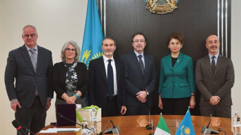 Фотография к новости: Ұлттық музейде итальялық сарапшылардың қатысуымен Реставрация орталығы құрылады