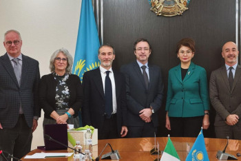 Фотография к новости: Ұлттық музейде итальялық сарапшылардың қатысуымен Реставрация орталығы құрылады