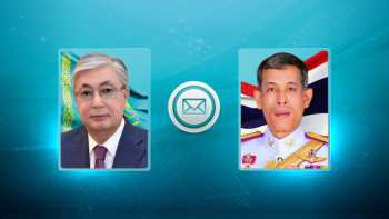 Фотография к новости: Тоқаев Таиланд королін Ұлттық мерекемен құттықтады