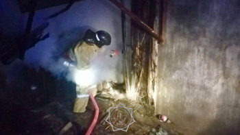 Фотография к новости: Өрт сөндірушілер Жетісуда жарылыстың алдын алды