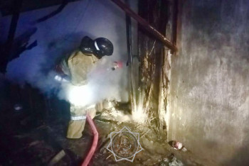 Фотография к новости: Өрт сөндірушілер Жетісуда жарылыстың алдын алды