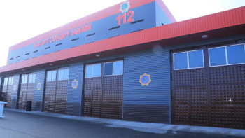 Фотография к новости: Түркістан облысында жаңа өрт сөндіру бөлімі ашылды