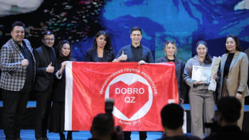 Фотография к новости: Қазақстанның бірқатар өңірінде жас волонтерлер форумы өтті