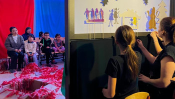 Фотография к новости: Таза Қазақстан: балалар театрында экологиялық спектакль көрсетілді