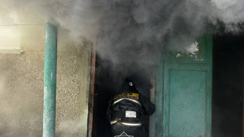 Фотография к новости: Петропавлда өрт кезінде 15 адам құтқарылды