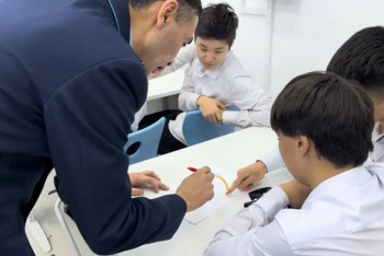 Фотография к новости: Мектеп оқушылары криминалистердің жұмысымен танысты