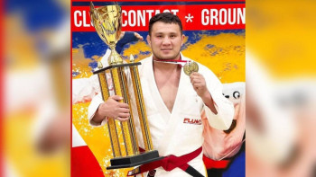 Фотография к новости: Қазақстандық полицей джиу-джитсудан әлем чемпионатында алтын алды