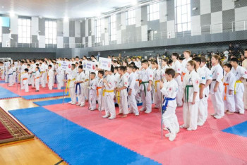 Фотография к новости: 500 спортшы жиналды: Астанада шинкиокушинкай каратэден республикалық турнир өтті