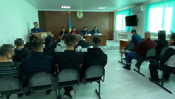 Фотография к новости: Қызылордада сотталғандар танымал спортшылармен кездесті