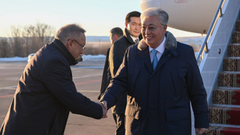 Фотография к новости: Тоқаев Жетісу облысына барды