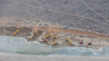 Фотография к новости: Атырауда су тасқынына дайындық қалай