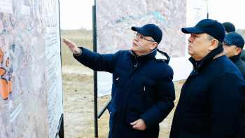 Фотография к новости: Бозымбаев Атырау облысының алдағы су тасқынына дайындығын тексерді