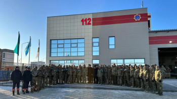 Фотография к новости: Ақтөбеде жаңа өрт сөндіру бөлімі ашылды