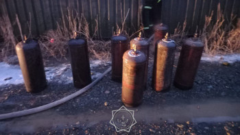 Фотография к новости: Абай облысында демалыс аймағы өртенді