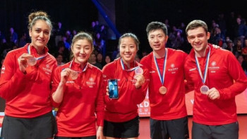 Фотография к новости: Үстел теннисі: Кирилл Герасименко Азия құрамасымен жеңіске жетті