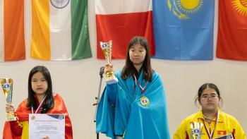 Фотография к новости: Қазақстанның шахматшылары Словенияда 10 медаль жеңіп алды