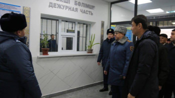 Фотография к новости: Түркістан облысында соңғы үлгідегі жаңа ауылдық полиция пункті ашылды