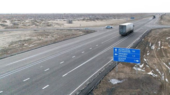 Фотография к новости: «Атырау-Астрахань» тас жолының құрылысы аяқталды