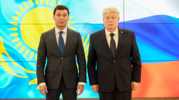 Фотография к новости: Асхат Жұмағали Ресей Федерациясының елшісімен кездесті