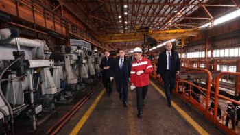 Фотография к новости: Бектенов Қостанай облысының өнеркәсіптік әлеуетімен танысты