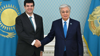 Фотография к новости: Тоқаев Euronews директорлар кеңесінің төрағасын қабылдады