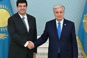 Фотография к новости: Тоқаев Euronews директорлар кеңесінің төрағасын қабылдады