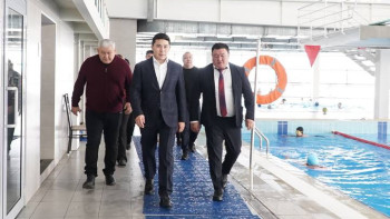 Фотография к новости: Мырзабосынов Абай облысындағы спорт нысандарын аралады