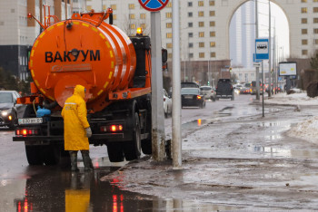 Фотография к новости: Астана көшесін неге су баса береді? – әкім түсіндірді