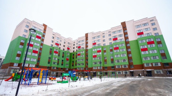 Фотография к новости: Елордада құрылысы ұзаққа созылған екі тұрғын үй кешені аяқталды