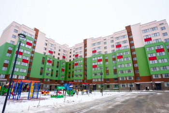 Фотография к новости: Елордада құрылысы ұзаққа созылған екі тұрғын үй кешені аяқталды