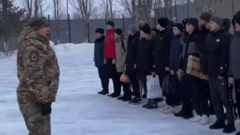 Фотография к новости: Ұлттық ұлан әскері жас сарбаздармен толықты